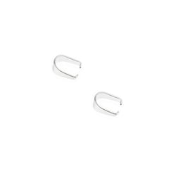 Lot de 2 bélières pendentif Créalia - Acier inoxydable - Argent - 7 mm