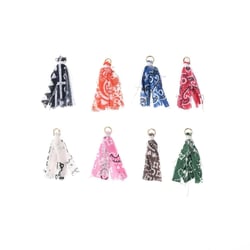 8 charms pompoms - Créalia - Bandana