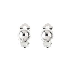 Boucles d'oreilles clip - Ø12 mm - Argentées - Acier inoxydable - Créalia