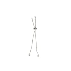 Fermoir chaine ajustable - 75 mm - Argenté - Acier inoxydable - Créalia