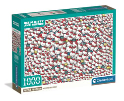 Puzzle Compact 1000 pièces - Impossible Hello Kitty - Clementoni