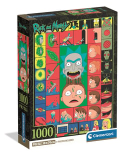 Puzzle 1000 pièces - Rick et Morty - Clementoni