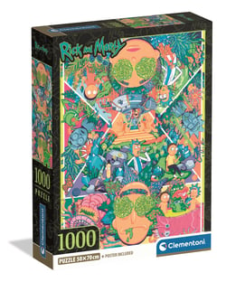 Puzzle Compact 1000 pièces - Rick&Morty - Clementoni