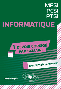 Informatique : MPSI-PCSI-PTSI