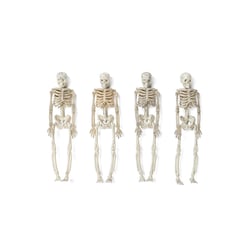 Lot de 4 squelettes décoratifs - Halloween - Créalia