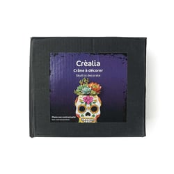 KIT CREATIF PEINTURE SUPPORT CACHE POT CRANE HALLOWEEN