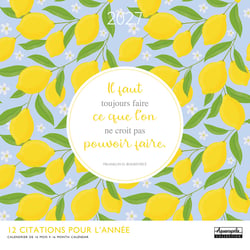 Calendrier 2027 Pictura - Citations - 30 x 30 cm