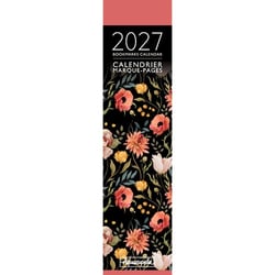 Calendrier marque-pages 2027 Pictura - Illustration ambiance florale
