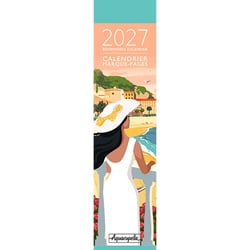 Calendrier marque-pages 2027 Pictura - Illustration vacances rétro