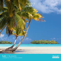 Calendrier 2027 Pictura - Iles - 30 x 30 cm