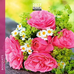 Calendrier 2027 Pictura - Bouquets - 16 x 16 cm