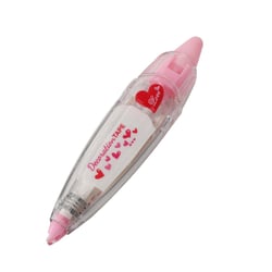 Stylo ruban décoratif Créalia - 6 mm x 4 m - Cœurs