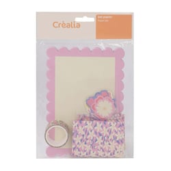 Set papiers Créalia - Floraux pop
