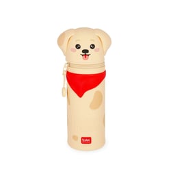 Trousse Legami - Kawaii Golden - Silicone - Chien - Beige et rouge