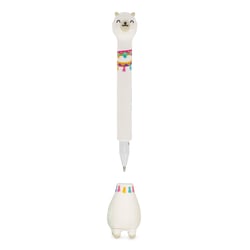 Stylo bille Legami - Lama - Bleu clair - Pointe moyenne
