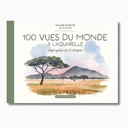 100 vues du monde à l'aquarelle, expliquées en 5 étapes