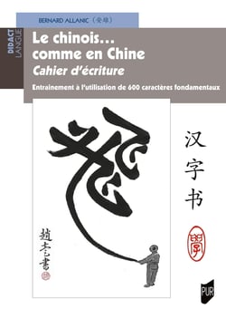 Le chinois... comme en Chine : Cahier d'écriture : Entraînement à l'utilisation de 600 caractères fondamentaux