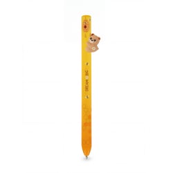 Stylo bille rétractable Legami - Ours - rouge