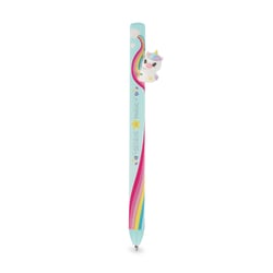 Stylo bille rétractable Legami - Licorne - rose