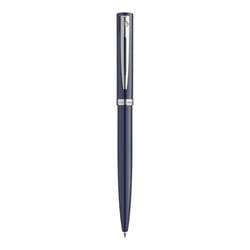 Stylo bille Waterman® Allure Impression Bleu CT - Laque bleue avec finition palladium - Pointe moyenne - Avec une recharge d'encre bleue