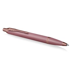 Stylo bille Parker® IM The Finishing Touch - Mauve rosé et bronze - bleu - pointe moyenne