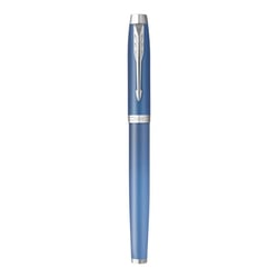Stylo roller Parker® IM Writing Rituals Blue CT - Finition Chromée - Corps bleu avec dégradé - Pointe fine - Avec une recharge d'encre noire