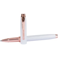 Stylo roller Oberthur - Anapolis blanc - Pointe moyenne