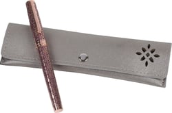 Stylo-bille à capuchon Oberthur - Amadora - Prune & rose cuivre