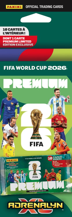 Blister 1 pochette premium de 10 cartes - Coupe du monde de la FIFA 26™ jeu de cartes à collectionner