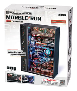 Maquette DIY Book Nook 130 pièces - The Last City Marble Run - Rokr