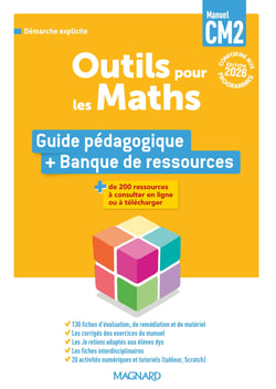 Outils pour les maths : CM2 : Guide pédagogique du Manuel + Banque de ressources (édition 2026)