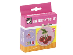 Kit point de croix Craft Id - Cerise - Ø 8 cm