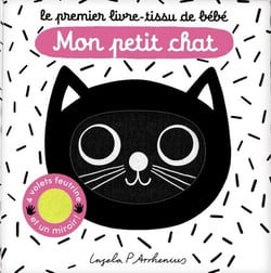 Le premier livre tissu de bébé : Mon petit chat