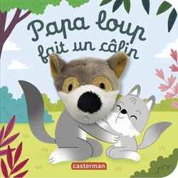 Papa loup fait un câlin