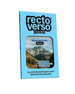 Carte 15 randonnées dans le massif des Écrins