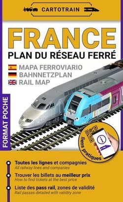 France : Plan du réseau ferré