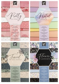 Design pad - Craft ID - A5 - 32 feuilles - 200 g/m² - Modèle aléatoire - Produit vendu à l'unité