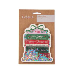 Lot de 2 suspensions shaker - Livres de Noël - Créalia