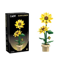 Fleur décorative à assembler CaDA Creative - Tournesol - 187pcs