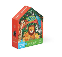 Puzzle 50 pièces - Le zoo - Crocodile Creek