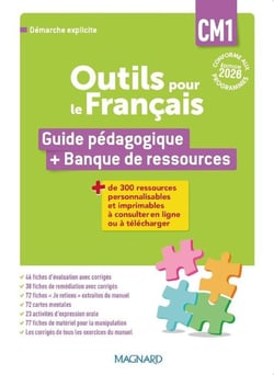 Outils pour le français : CM1 : Guide pédagogique  + Banque de ressources (édition 2026)