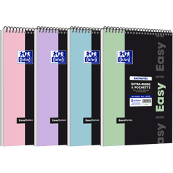 1 Cahier Oxford Easynotes - modèles aléatoires - A4 21 x 29,7 cm - 160 pages - vendu à l'unité