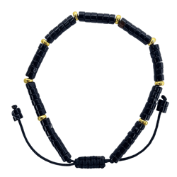 Bracelet perles Encenstone - Heishi - Onyx noir