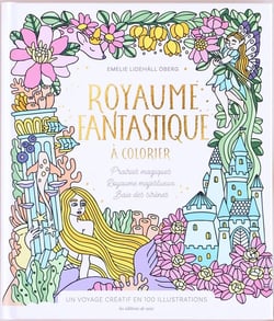 Royaume fantastique a colorier - un voyage creatif en 100 illustrations