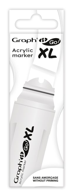 Marqueur acrylique pointe large - Graph'IT - Blanc 0000 - GO XL