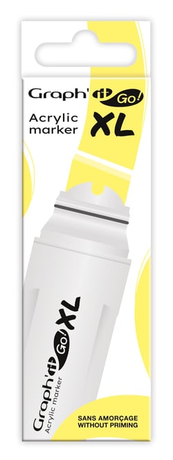 Marqueur acrylique pointe large - Graph'IT - Citron 1130 - GO XL