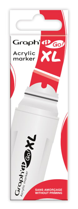 Marqueur acrylique pointe large - Graph'IT - Red nose 5235 - GO XL