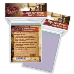 Lot de 100 protège-cartes Epic Forge - Mat - Violet - 100 microns