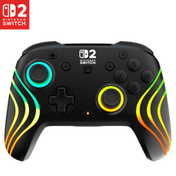 Manette Turtle Beach - Nintendo Switch 2 - Afterglow Wave - sans fil - noir
