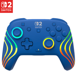 Manette Turtle Beach - Nintendo Switch 2 - Afterglow Wave - sans fil - bleu